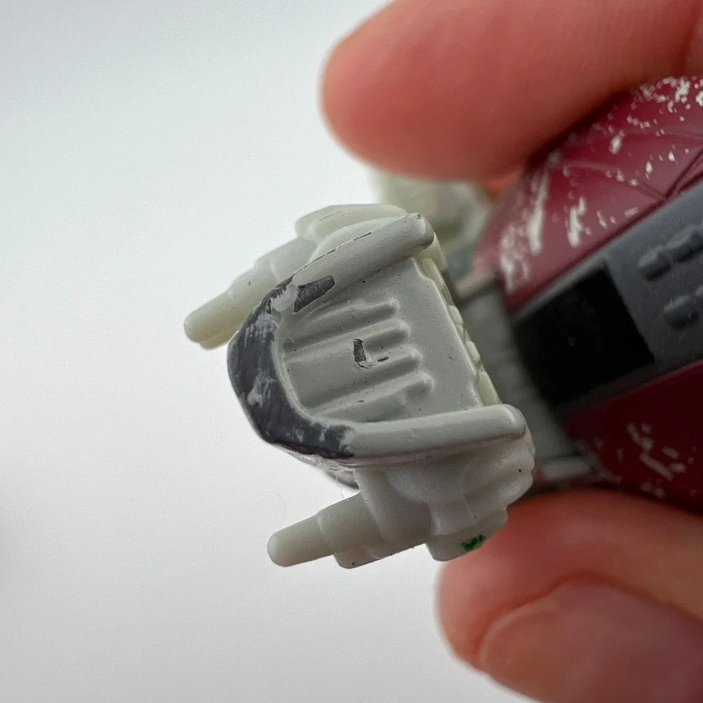 Star Wars Titanium Series Diecast Slave I Snowspeeder Ship Lot 2008 Hasbro